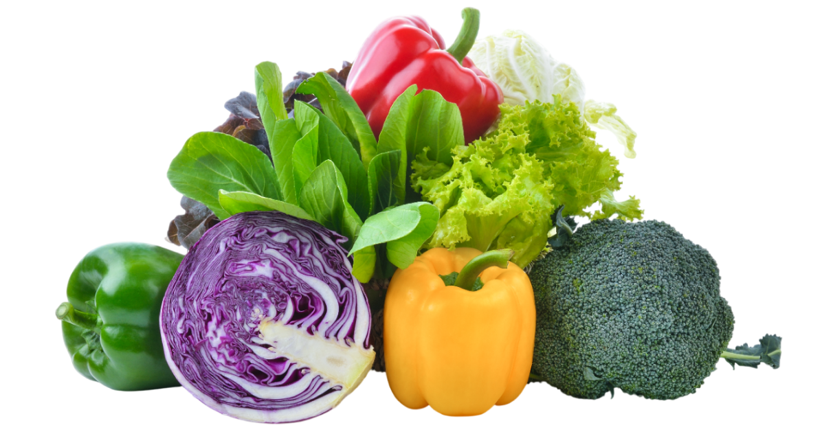 A group of vegetables that are sitting on the ground.